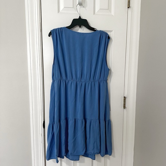 H&M Mama lightweight blue maternity dress, size XL - Picture 3 of 6